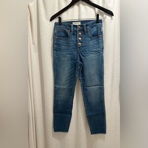 Madewell High Rise Skinny Crop Jeans